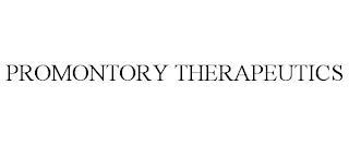 PROMONTORY THERAPEUTICS