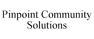 PINPOINT COMMUNITY SOLUTIONS