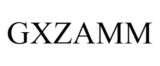 GXZAMM