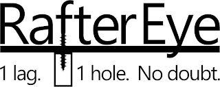 RAFTEREYE 1 LAG. 1 HOLE. NO DOUBT.