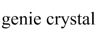 GENIE CRYSTAL