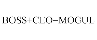 BOSS+CEO=MOGUL trademark