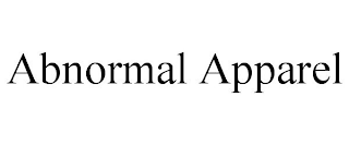 ABNORMAL APPAREL trademark