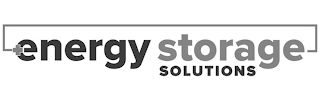 ENERGY STORAGE SOLUTIONS