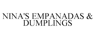 NINA'S EMPANADAS & DUMPLINGS