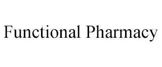 FUNCTIONAL PHARMACY