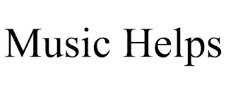 MUSIC HELPS