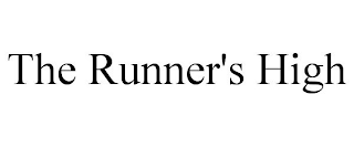 THE RUNNER'S HIGH