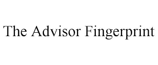 THE ADVISOR FINGERPRINT