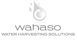 WAHASO WATER HARVESTING SOLUTIONS