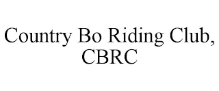 COUNTRY BO RIDING CLUB, CBRC