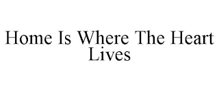 HOME IS WHERE THE HEART LIVES