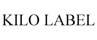 KILO LABEL