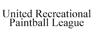 UNITED RECREATIONAL PAINTBALL LEAGUE