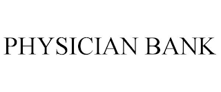 PHYSICIAN BANK