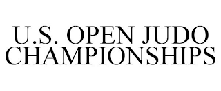 U.S. OPEN JUDO CHAMPIONSHIPS