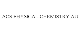 ACS PHYSICAL CHEMISTRY AU