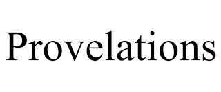 PROVELATIONS