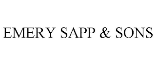 EMERY SAPP & SONS