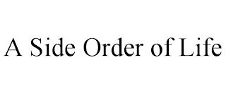 A SIDE ORDER OF LIFE