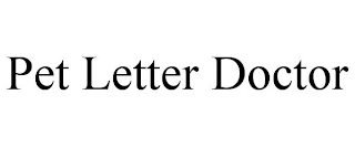 PET LETTER DOCTOR