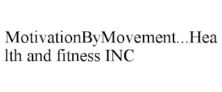MOTIVATIONBYMOVEMENT...HEALTH AND FITNESS INC