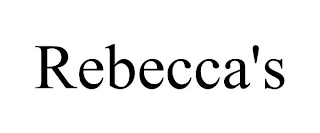 REBECCA'S