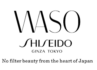 WASO SHISEIDO GINZA TOKYO NO FILTER BEAUTY FROM THE HEART OF JAPAN