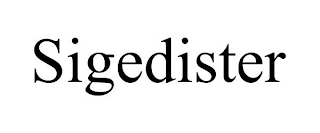 SIGEDISTER