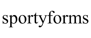 SPORTYFORMS