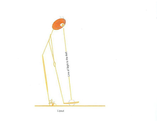 LIPOUT LINE OF SIGHT TO THE BALL.