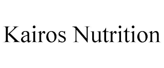 KAIROS NUTRITION