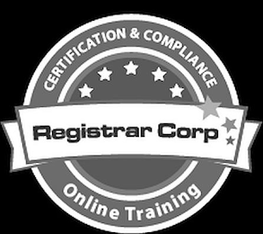 CERTIFICATION & COMPLIANCE REGISTRAR CORP ONLINE TRAINING