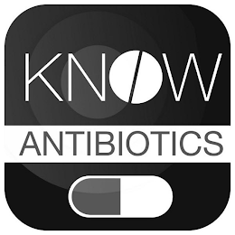 KNOW ANTIBIOTICS