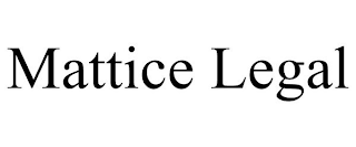 MATTICE LEGAL
