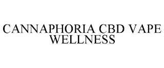 CANNAPHORIA CBD VAPE WELLNESS