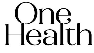 ONE HEALTH