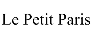 LE PETIT PARIS