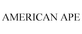AMERICAN APE