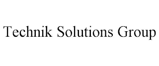 TECHNIK SOLUTIONS GROUP