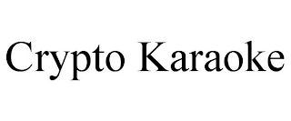 CRYPTO KARAOKE
