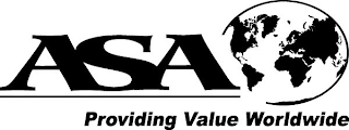 ASA PROVIDING VALUE WORLDWIDE