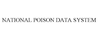 NATIONAL POISON DATA SYSTEM