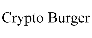 CRYPTO BURGER