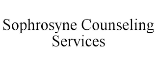 SOPHROSYNE COUNSELING SERVICES