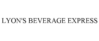 LYON'S BEVERAGE EXPRESS