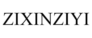 ZIXINZIYI