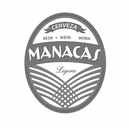 CERVEZA BEER · BIERE BIRRA MANACAS LIGERA