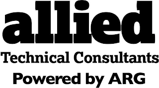 ALLIED TECHNICAL CONSULTANTS POWERED BY ARG