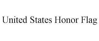 UNITED STATES HONOR FLAG